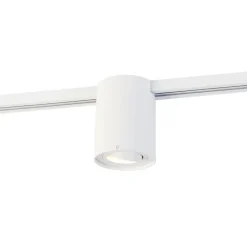 QAZQA Schlafzimmerlampen|Küchenlampen*Moderner 1-phasiger Schienenspot weiß - Iconic Rondoo Up