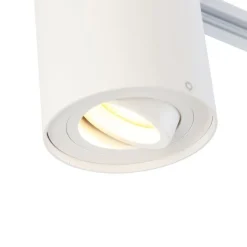 QAZQA Schlafzimmerlampen|Küchenlampen*Moderner 1-phasiger Schienenspot weiß - Iconic Rondoo Up