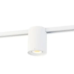 QAZQA Schlafzimmerlampen|Küchenlampen*Moderner 1-phasiger Schienenspot weiß - Iconic Rondoo Up