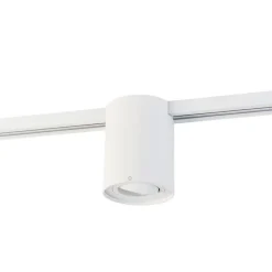 QAZQA Schlafzimmerlampen|Küchenlampen*Moderner 1-phasiger Schienenspot weiß - Iconic Rondoo Up