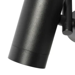 QAZQA Schlafzimmerlampen|Küchenlampen*Moderner 1-phasiger Stromschienenstrahler schwarz 2-Licht - Iconic Scopio