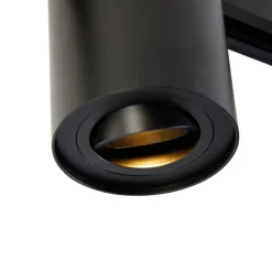 QAZQA Schlafzimmerlampen|Küchenlampen*Moderner 1-phasiger Stromschienenstrahler schwarz - Iconic Rondoo Up