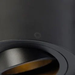 QAZQA Schlafzimmerlampen|Küchenlampen*Moderner 1-phasiger Stromschienenstrahler schwarz - Iconic Rondoo Up