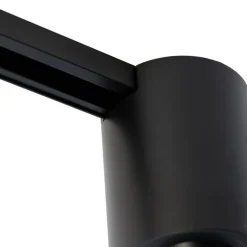 QAZQA Schlafzimmerlampen|Küchenlampen*Moderner 1-phasiger Stromschienenstrahler schwarz - Iconic Rondoo Up