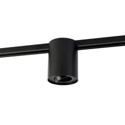 QAZQA Schlafzimmerlampen|Küchenlampen*Moderner 1-phasiger Stromschienenstrahler schwarz - Iconic Rondoo Up