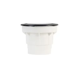 QAZQA Gartenbeleuchtung|Badezimmerlampen*Moderner runder Bodenstrahler für den Außenbereich in Schwarz – Ceci