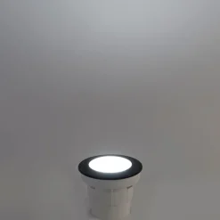 QAZQA Gartenbeleuchtung|Badezimmerlampen*Moderner runder Bodenstrahler für den Außenbereich in Schwarz – Ceci