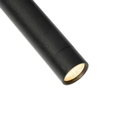 QAZQA Schlafzimmerlampen|Küchenlampen*Moderner schwarzer Strahler für 1-phasiges Schienensystem - Slimline Uzzy