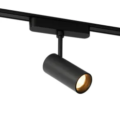 QAZQA Schlafzimmerlampen|Küchenlampen*Moderner schwarzer Strahler für 1-phasiges Schienensystem 9W 3000K - Magnetic Gert