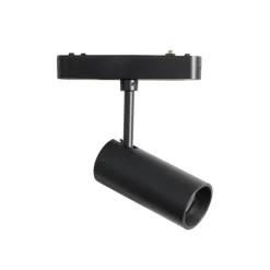 QAZQA Schlafzimmerlampen|Küchenlampen*Moderner schwarzer Strahler für 1-phasiges Schienensystem 9W 3000K - Magnetic Gert