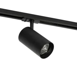 QAZQA Deckenstrahler|Aufbaustrahler*Moderner schwarzer Strahler für 1-phasiges Schienensystem 70mm - Iconic Jeana Luxe