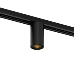 QAZQA Deckenstrahler|Aufbaustrahler*Moderner schwarzer Strahler für 1-phasiges Schienensystem GU10 50 mm - Iconic Ruby Honey