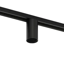 QAZQA Deckenstrahler|Aufbaustrahler*Moderner schwarzer Strahler für 1-phasiges Schienensystem GU10 50 mm - Iconic Ruby Honey