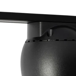 QAZQA Led-Strahler|Deckenstrahler*Moderner schwarzer Strahler für 1-phasiges Schienensystem 6W 3000K - Magnetic Zagaye