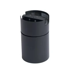 QAZQA Deckenstrahler|Aufbaustrahler*Moderner schwarzer Strahler für 1-Phasen-Schienensystem GU10 70mm - Iconic Roto