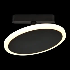 QAZQA Schlafzimmerlampen|Küchenlampen*Moderner schwarzer Strahler für 1-phasiges Schienensystem inkl. LED - Magnetic Puk