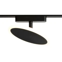 QAZQA Schlafzimmerlampen|Küchenlampen*Moderner schwarzer Strahler für 1-phasiges Schienensystem inkl. LED - Magnetic Puk