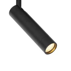 QAZQA Deckenstrahler|Aufbaustrahler*Moderner schwarzer Strahler für 1-phasiges Schienensystem - Iconic Ivy