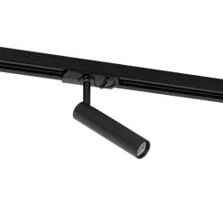 QAZQA Deckenstrahler|Aufbaustrahler*Moderner schwarzer Strahler für 1-phasiges Schienensystem - Iconic Ivy