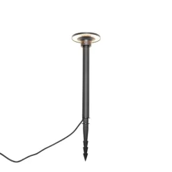 QAZQA Gartenbeleuchtung|Led-Außenleuchten*Moderner Spießspot schwarz inkl. LED IP54 - Skyf