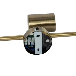 QAZQA Deckenstrahler|Aufbaustrahler*Moderner Spot aus Bronze, kippbar, 3-flammig – Jeana