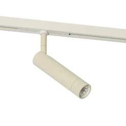 QAZQA Deckenstrahler|Aufbaustrahler*Moderner Spot Beige mit Weiß für 1-phasiges Schienensystem - Slimline Uzzy