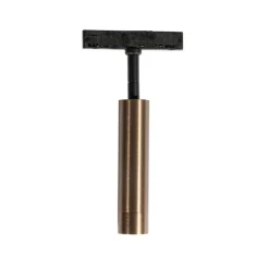QAZQA Deckenstrahler|Aufbaustrahler*Moderner Spot Dark Bronze für 1-phasiges Schienensystem - Slimline Uzzy