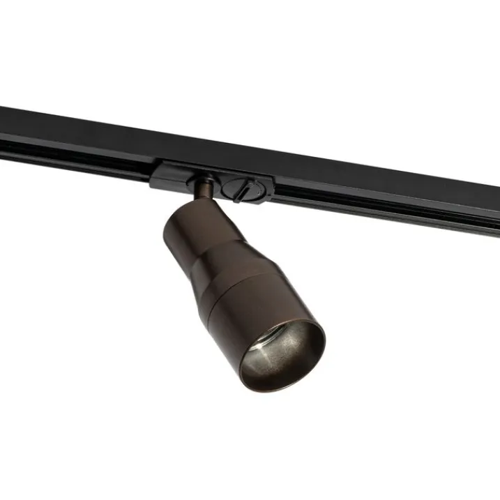 QAZQA Deckenstrahler|Aufbaustrahler*Moderner Spot Dunkelbronze für 1-phasiges Schienensystem - Iconic Kohua