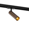 QAZQA Deckenstrahler|Aufbaustrahler*Moderner Spot Dunkelbronze für 1-phasiges Schienensystem 35mm - Iconic Jeana Luxe