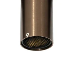 QAZQA Deckenstrahler|Aufbaustrahler*Moderner Spot Dunkelbronze für 1-Phasen-Schienensystem GU10 50mm - Iconic Ruby Honey