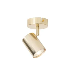 QAZQA Schlafzimmerlampen|Küchenlampen*Moderner Spot Messing verstellbar - Jeana