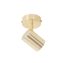 QAZQA Schlafzimmerlampen|Küchenlampen*Moderner Spot Messing verstellbar - Jeana