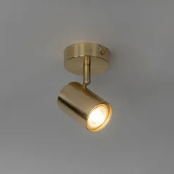 QAZQA Schlafzimmerlampen|Küchenlampen*Moderner Spot Messing verstellbar - Jeana