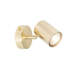 QAZQA Schlafzimmerlampen|Küchenlampen*Moderner Spot Messing verstellbar - Jeana