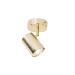 QAZQA Schlafzimmerlampen|Küchenlampen*Moderner Spot Messing verstellbar - Jeana