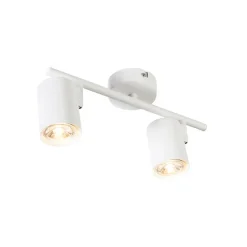 QAZQA Smarte Spots|Smarte Deckenleuchten*Moderner Spot weiß inkl. WiFi GU10 Lichtquelle verstellbar - Jeana 2