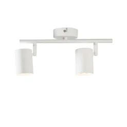 QAZQA Smarte Spots|Smarte Deckenleuchten*Moderner Spot weiß inkl. WiFi GU10 Lichtquelle verstellbar - Jeana 2