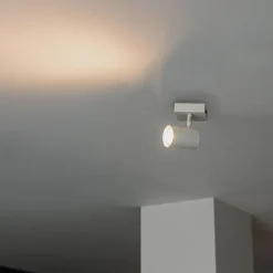 QAZQA Wandstrahler|Deckenstrahler*Moderner Spot Weiß Verstellbar Quadratisch - Jeana