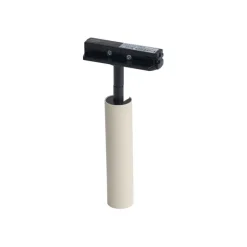 QAZQA Deckenstrahler|Aufbaustrahler*Moderner Strahler Beige mit Schwarz für Schienensystem 1-phasig - Iconic Ivy