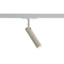 QAZQA Deckenstrahler|Aufbaustrahler*Moderner Strahler Beige mit Weiß für 1-Phasen-Schienensystem - Iconic Ivy