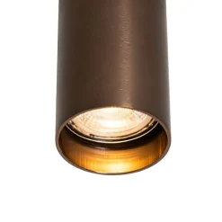 QAZQA Deckenstrahler|Aufbaustrahler*Moderner Strahler dunkelbronze 5,5 cm - Tuba
