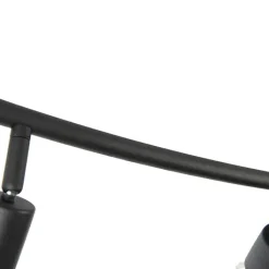 QAZQA Deckenstrahler|Aufbaustrahler*Moderner Strahler gebogen schwarz - Jeany 4