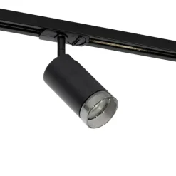 QAZQA Deckenstrahler|Aufbaustrahler*Moderner Strahler mit Rauchring für 1-phasiges Schienensystem GU10 50mm - Iconic Jeana