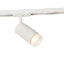 QAZQA Schlafzimmerlampen|Küchenlampen*Moderner Strahler mit weißem Ring für 1-phasiges Schienensystem GU10 50mm - Iconic Jeana
