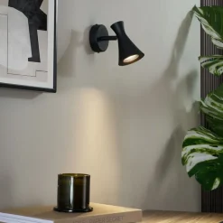 QAZQA Wandstrahler|Deckenstrahler*Moderner Strahler schwarz dreh- und kippbar - Triangle