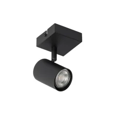 QAZQA Schlafzimmerlampen|Küchenlampen*Moderner Strahler schwarz verstellbar quadratisch - Jeana