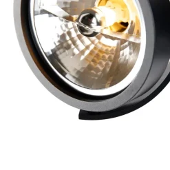 QAZQA Deckenstrahler|Aufbaustrahler*Moderner Strahler Schwarz Verstellbar 3-Licht - Goes