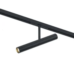 QAZQA Schlafzimmerlampen|Küchenlampen*Moderner Strahler schwarz für 1-Phasen-Schienensystem - Slimline Avery