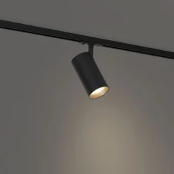 QAZQA Professional Led-Strahler|Deckenstrahler*Moderner Strahler schwarz für 1-Phasen-Schienensystem - Iconic Mark