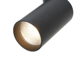 QAZQA Professional Led-Strahler|Deckenstrahler*Moderner Strahler schwarz für 1-Phasen-Schienensystem - Iconic Mark